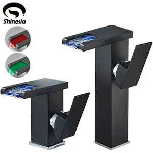 Led luxury shinth tap bathroom sink, tall and short tap, hot and cold water mixer 12 Main Sales Tap Lavabo Luxury - №1