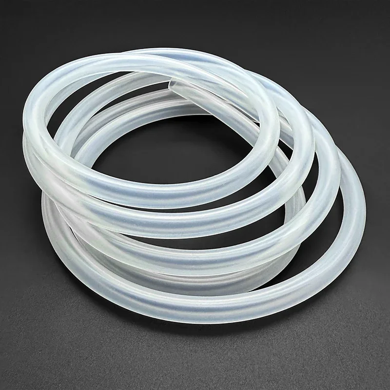 Transparent Silicone Peristaltic Pump Hose Non Toxic Food Grade ID 0.4-25.4mm Flexible Corrosion Resistant Tube for Laboratory