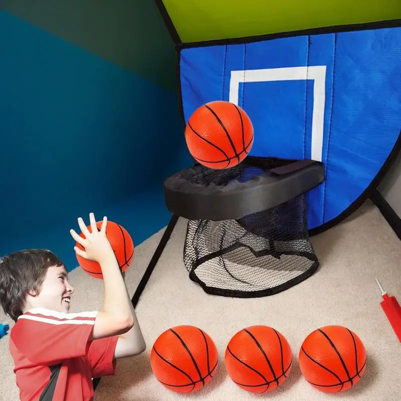 バスケットボールフープトランポリン用調節可能な屋外ソフトバスケットボールリバウンダーフレームトランポリンアクセサリー裏庭庭用