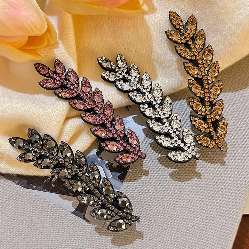 2024 Temperament of Wheat Ears Hairpins for Women Bangs Broken Hair Duck Beak Clips Half-tie Hair Word Clip Headdress Hair Clips