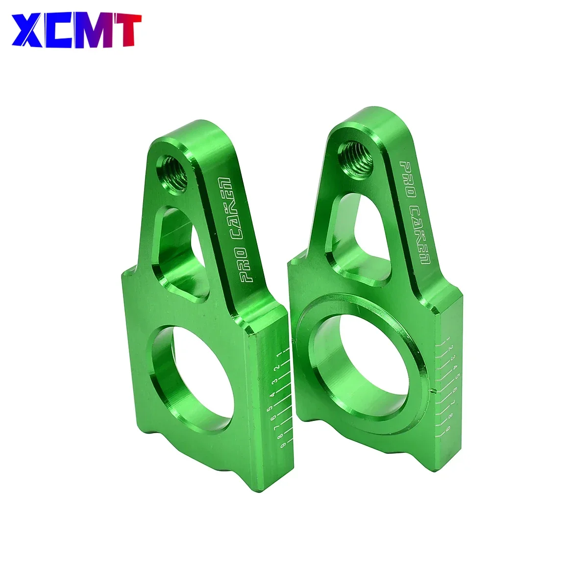 Motocycle CNC Rear Axle Blocks Chain Adjuster For Kawasaki KX 125 250 250F 450F KX125 KX250 KX250F KX450F KLX450R 2003 2016 2018