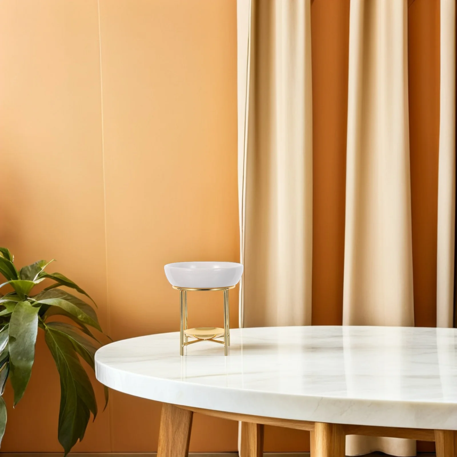 

Wax Melt Warmer Stainless Steel Essential Oil Burner Aromatherapy Diffuser for Home Bedroom Bathroom Cozy Scented Oil Warmer Tea