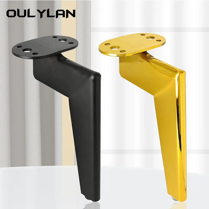 Light luxury sickle foot knife shaped cabinet foot sofa foot bed foot coffee table foot metal support foot hardware accessories