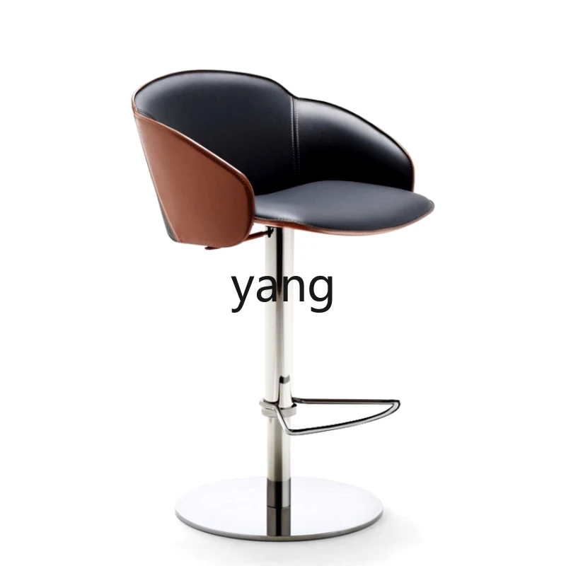 

Yhl Table Light Luxury Bar Chair Spinning Lift Home High Stool Designer Front Desk Bar Island Stool