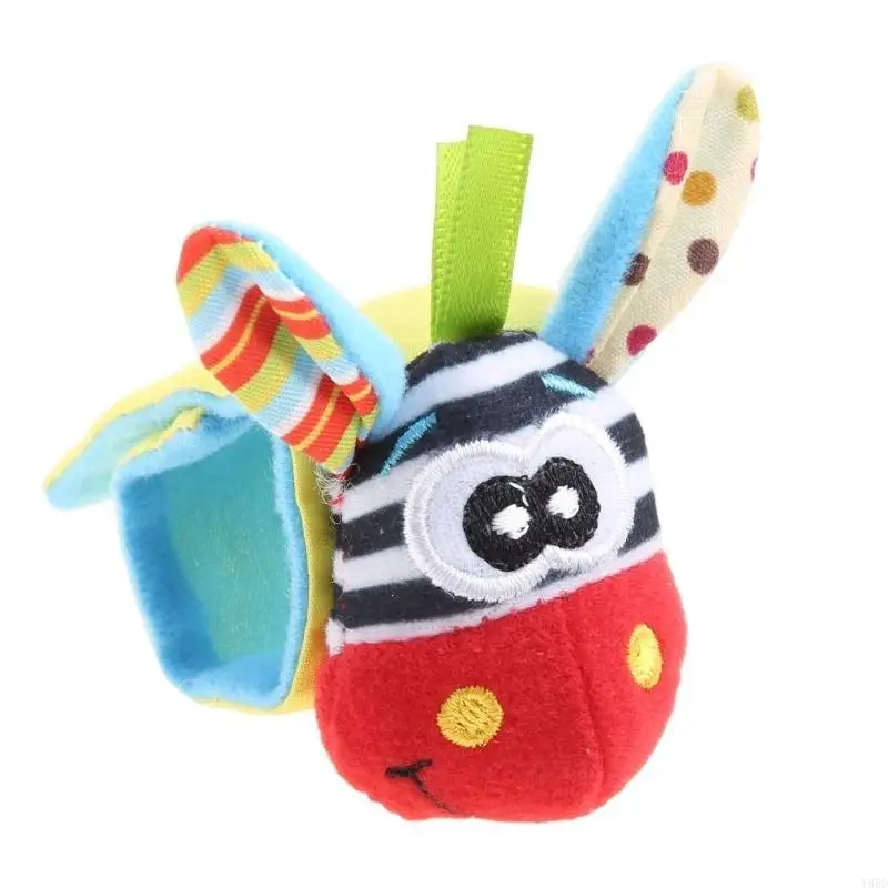 Y88D Animal infantil infantil garotos mão mão sinos meias pé chocates