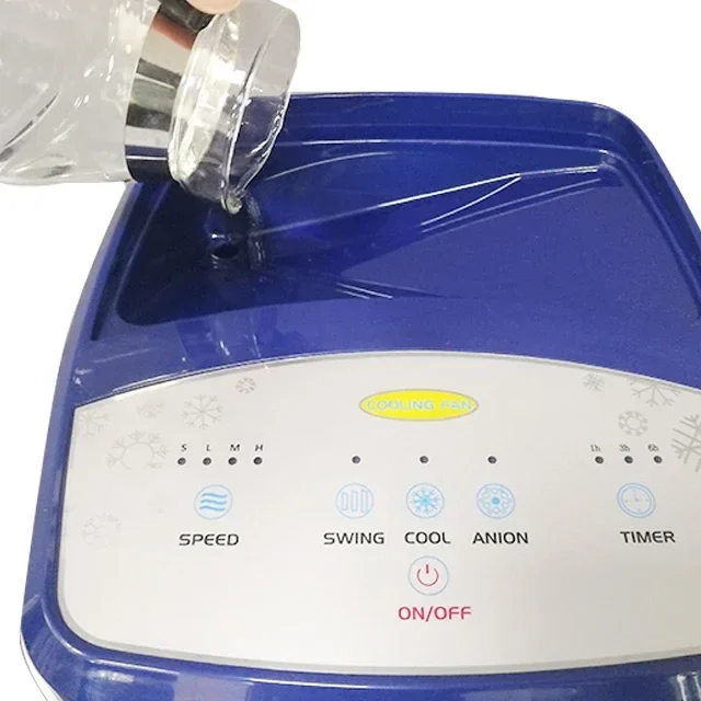 مبرد هواء صيني بدون ضوضاء بتدفق الهواء 2500 م 3 / ساعة، سعر مروحة مكيف هواء صغيرة محمولة تنافسية