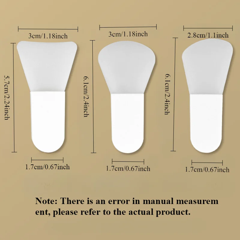 フェイスマスクやフェイシャルアプリケーターメイクアップ用のソフトシリコンマスクブラシ3本パック、フェイシャルクレンジングブラシ、ミニメイクブラシ