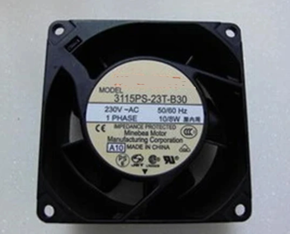 

Cooling Fan 3115PS-23T-B30 AC 230V 8/10W 80*80*38MM