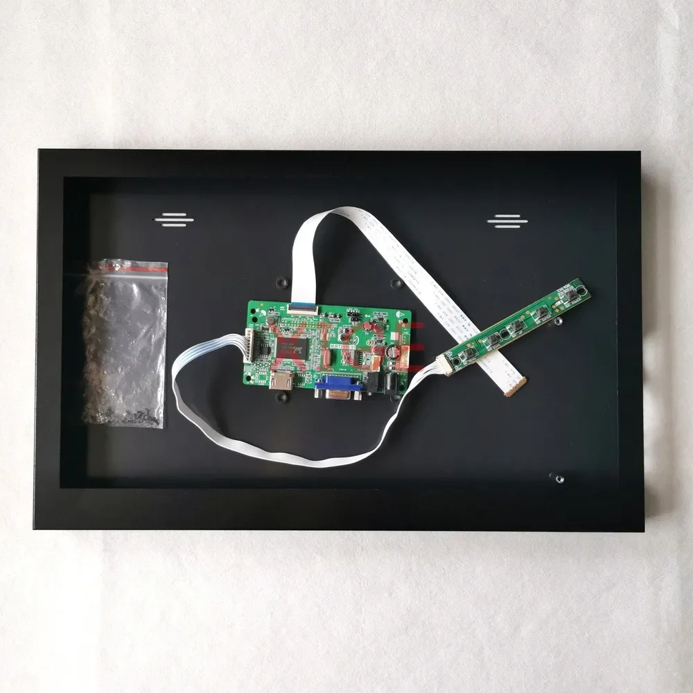 

Fit B156XTN03 B156XTN04 B156XTN07 30-Pin EDP 1366*768 Kit DIY HDMI-Compatible 15.6" VGA Driver Board&Metal Shell Portable Screen