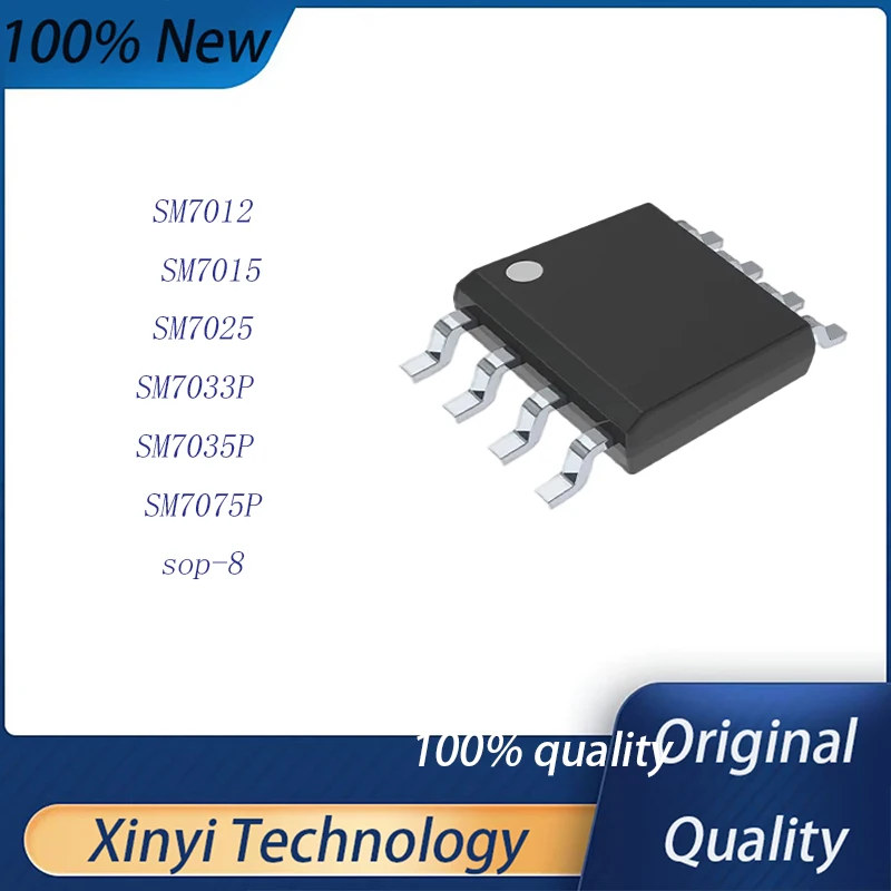 (10piece)100% New SM7012 SM7015 SM7025 SM7033P SM7035P SM7075P sop-8