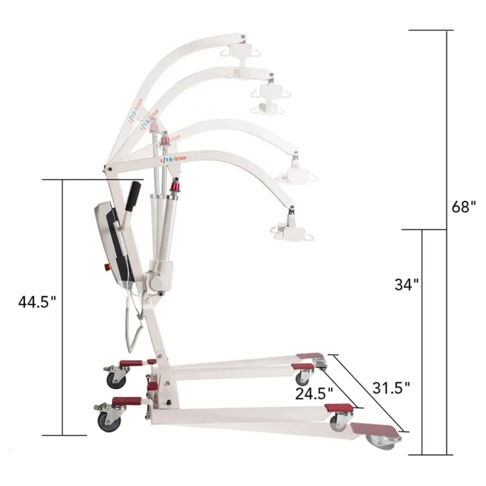 Fully Automatic Crane with Sling Electric Lift for Disabled People Rehabilitation Training Weight Loss Gait Trainer