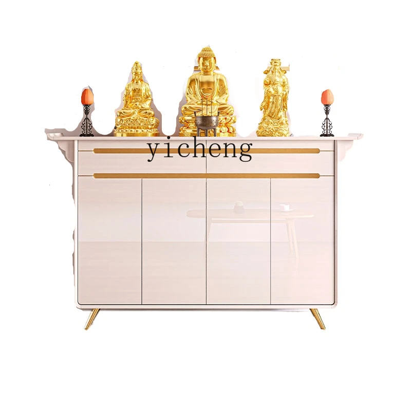 TQH incense table shrine home living room central hall cabinet incense tribute table simple Buddhist niche