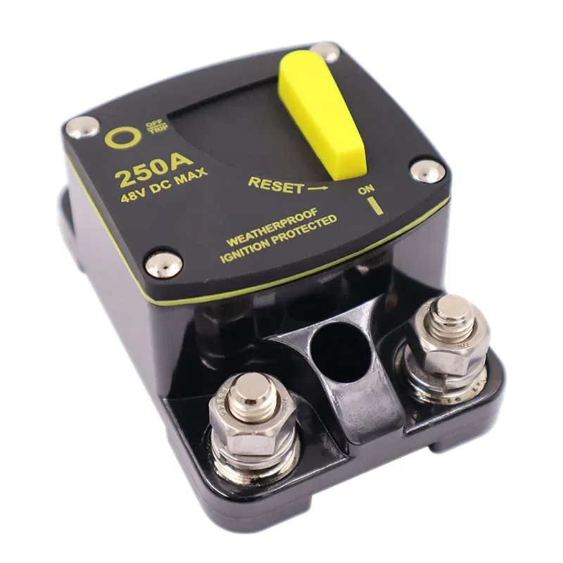 Car Audio Recovery Safety Seat Switch Large Current Short Circuit Overload Switch Yacht Conductive Protection Circuit Breaker