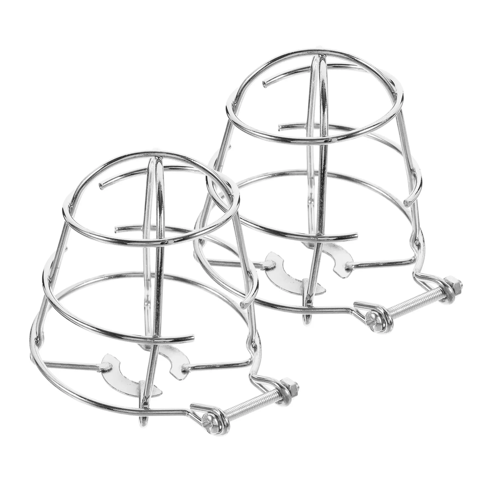 

2Pcs Fire Sprinkler Covers Sturdy Iron Cage Easy Install Sprinkler Head Protector Fire Safety Resistant Cover