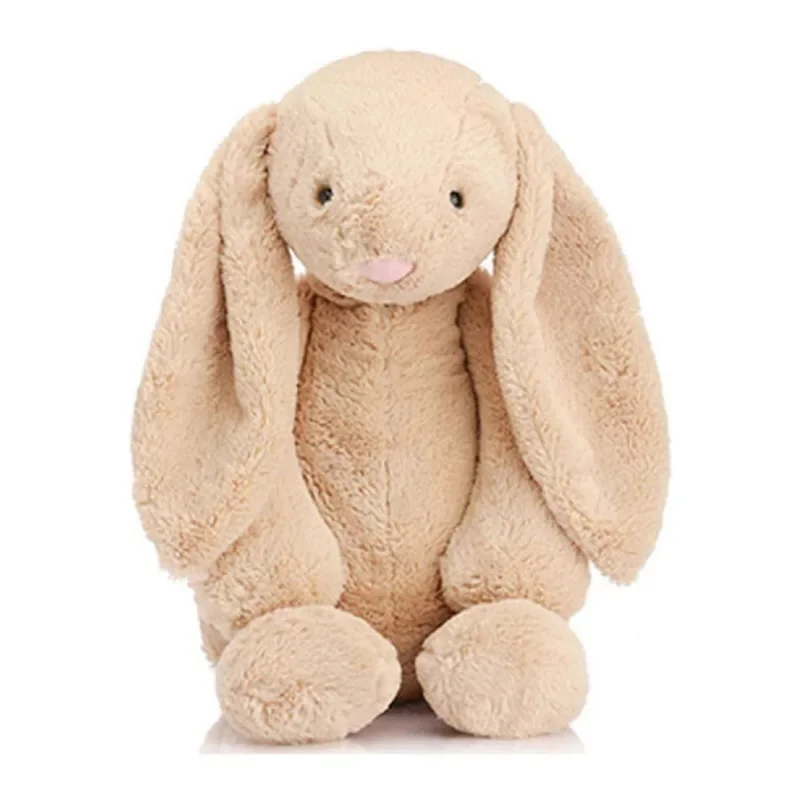 Long Ear Rabbit 35 45cm Lint Ornament Stuffed Kawaii Decoration Bunny Babies Sleeping Companion Ornament Children Gift Dust Bag