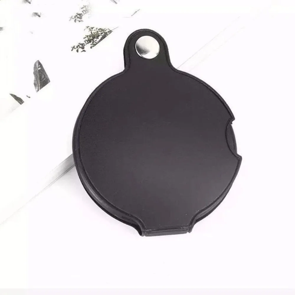 50/60/70mm Small Magnifying Glasses Handheld Mini Pocket Magnifier Leather Protective Case Folding Magnifying Close Work