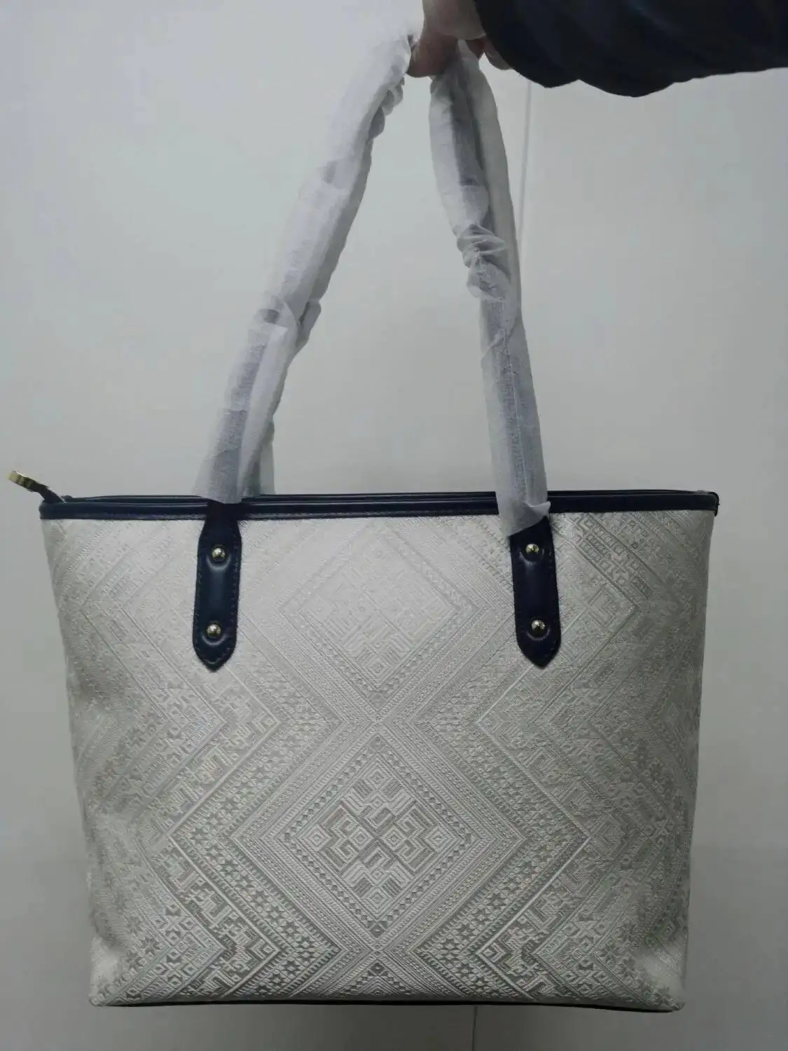 Bloom Chinese Style Beige Large Capacity Tote Women Designer Bag Handbag Ladies Vintage Y2k Shoulder Bags Aesthetic