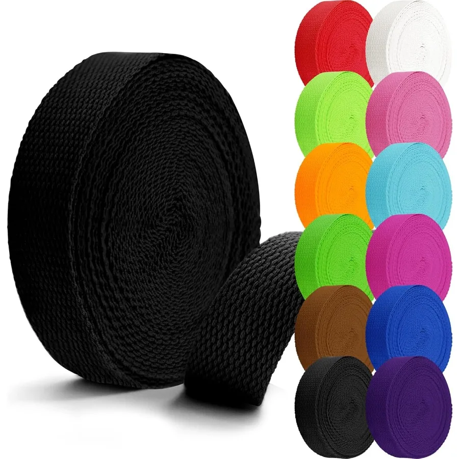 1.5 ih Patterned Nylon Webbing Belt Webbing Straps Pue Straps Backpack Straps Nylon Belt for Seatbelt Bags Luggage