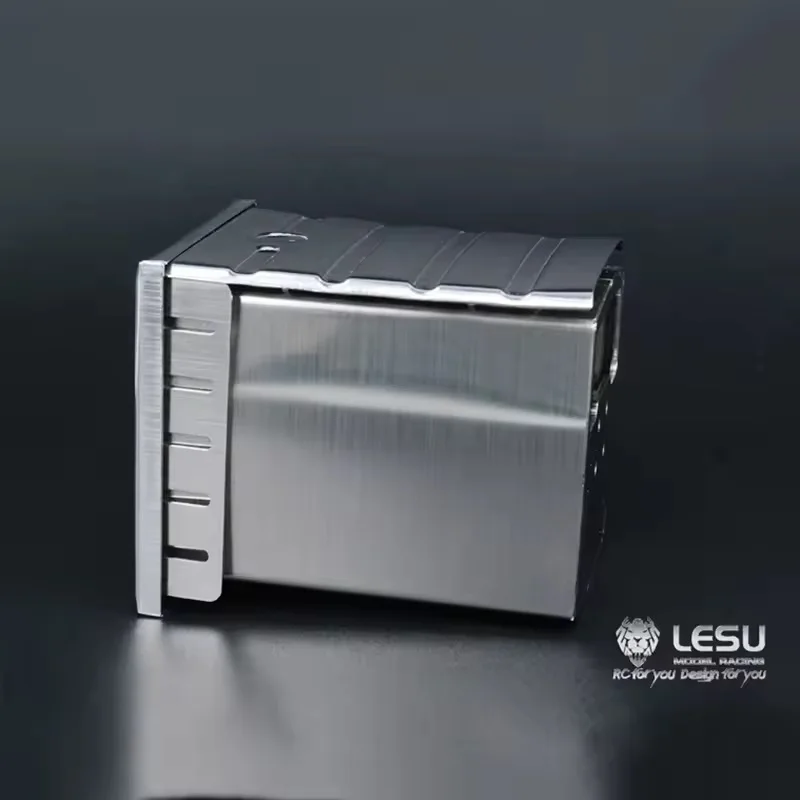 RC 1/14 Truck LESU Metall-Auspufftank 46MM RC 1/14 für TAMIYA für MAN Traktor-LKW Kipper DIY Modellauto LKW DIY Zubehör Spielzeug – Detail 5