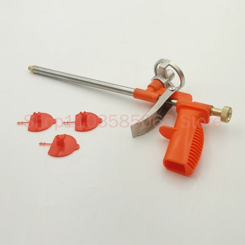 

Metal Foaming Gun Flat Fan Shaped Caulking Nozzle Spray Polyurethane Foam Sealant House Renovation Specia Manual Tool