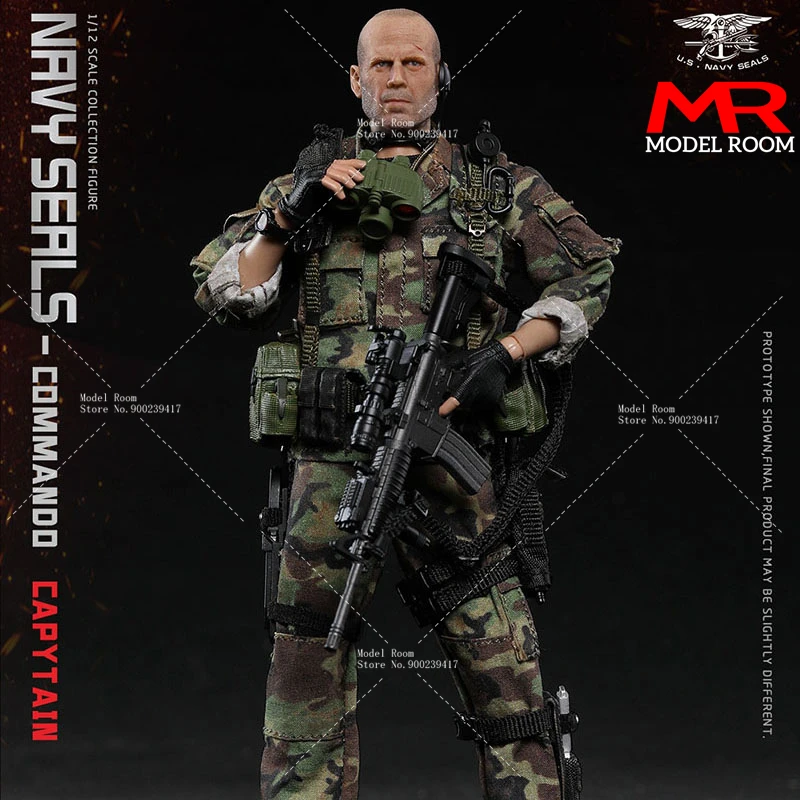 2025 Q1 CRAZY FIGURE LW019 1/12 SEAL Special Assault Team-Captain Action Figure 6'' Male Soldier Figurine Model Toy