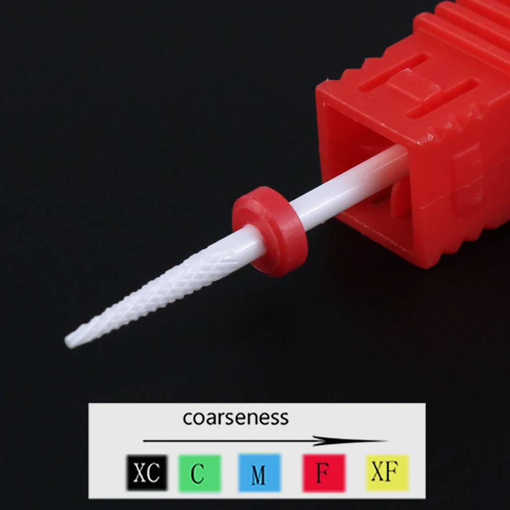 كرة صغيرة السيراميك مسمار مثقاب قاطعة المطحنة ل مانيكير باديكير جهاز مانيكير هلام البولندية إزالة لقم الأظافر