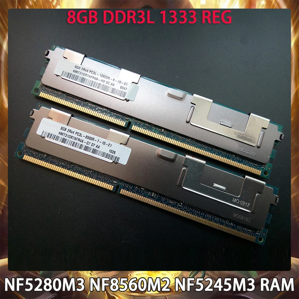 

1 Pcs For Inspur NF5280M3 NF8560M2 NF5245M3 Server Memory 8G 8GB DDR3L 1333MHz REG RAM