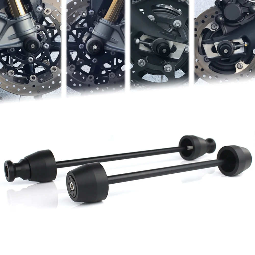 

For Triumph Daytona 675 /Moto2 Street triple R 675 Motorcycle Front Rear Wheel Axle Fork Sliders Crash Protector Swingarm Spool