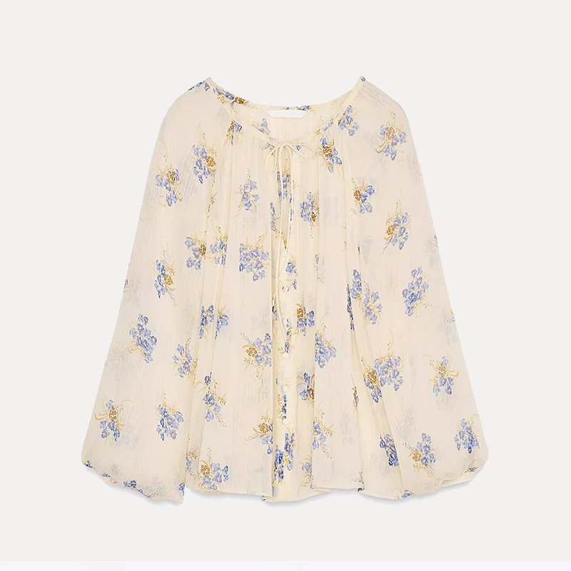 

Весна 2025 г., повседневная женская мода с цветочным принтом ftone Round Ne irt, полиэфирное волокно 00% Z, брендовая повседневная одежда