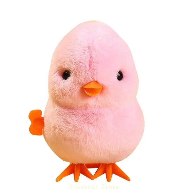 E7CE Wind Up Toy for Kids Walking Animal Jumping Chicken Duck Clockwork Toy Birthday Gift Party Favor Goodie Bags Filler