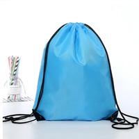 1pc Foldable Sports Gym Bag - Waterproof Drawstring Backpack for Men Women Running Yoga Fitness Travel Shoes Clothes Storage
