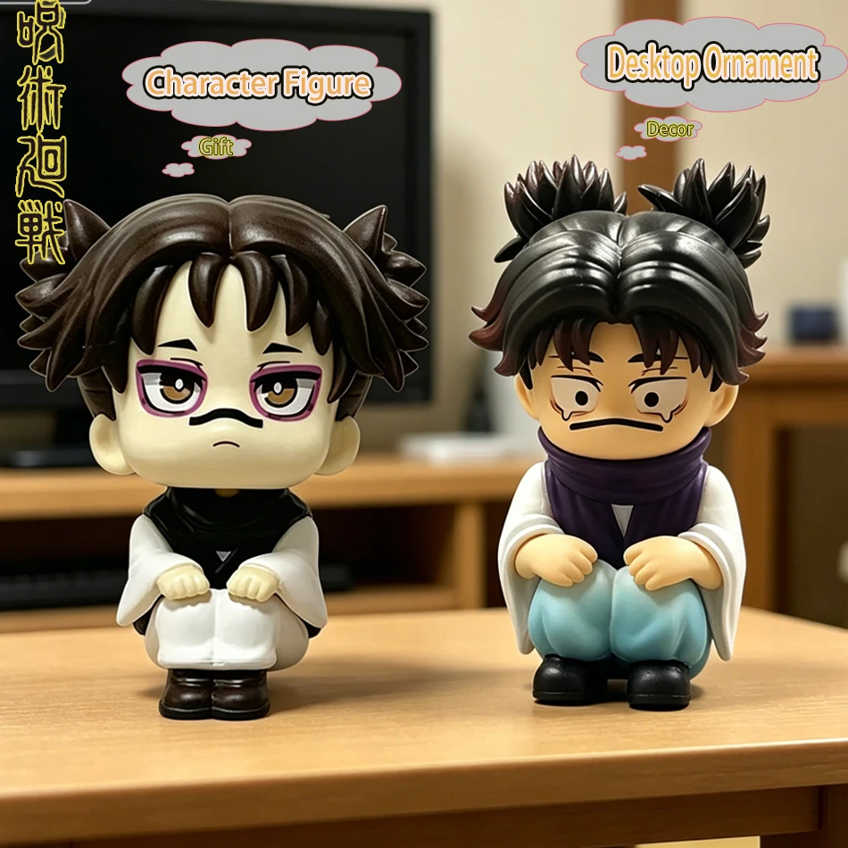 Auf Lager: Jujutsu Kaisen Q-Version Hockende, Weinende Choso Anime-Figur, Desktop-Dekoration, Geschenk für Anime-Liebhaber, PVC-Modellpuppe