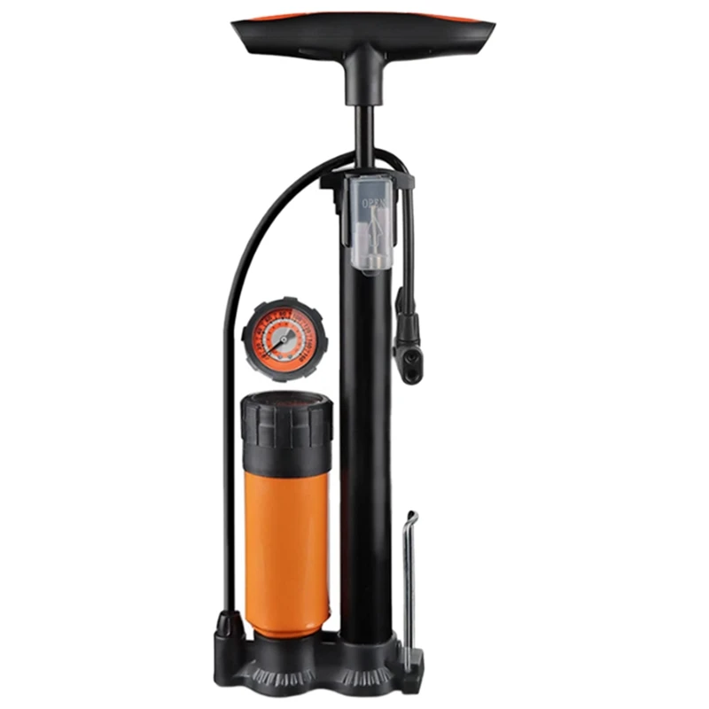 Inflator Tool High Pressure Bicycle Air Pump Aluminum Portable Floor Pump Road Bicycle Tire Inflator