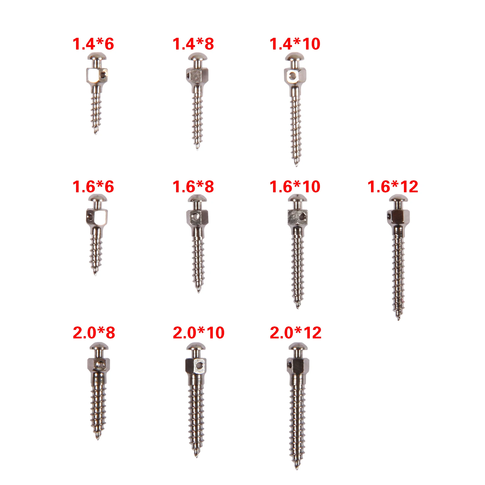 Dental Instrument Orthodontic Micro Implant Mini Double Screw Driver Handle Self-Drill Wrench Titamium Alloys Anchor Nail Teeth