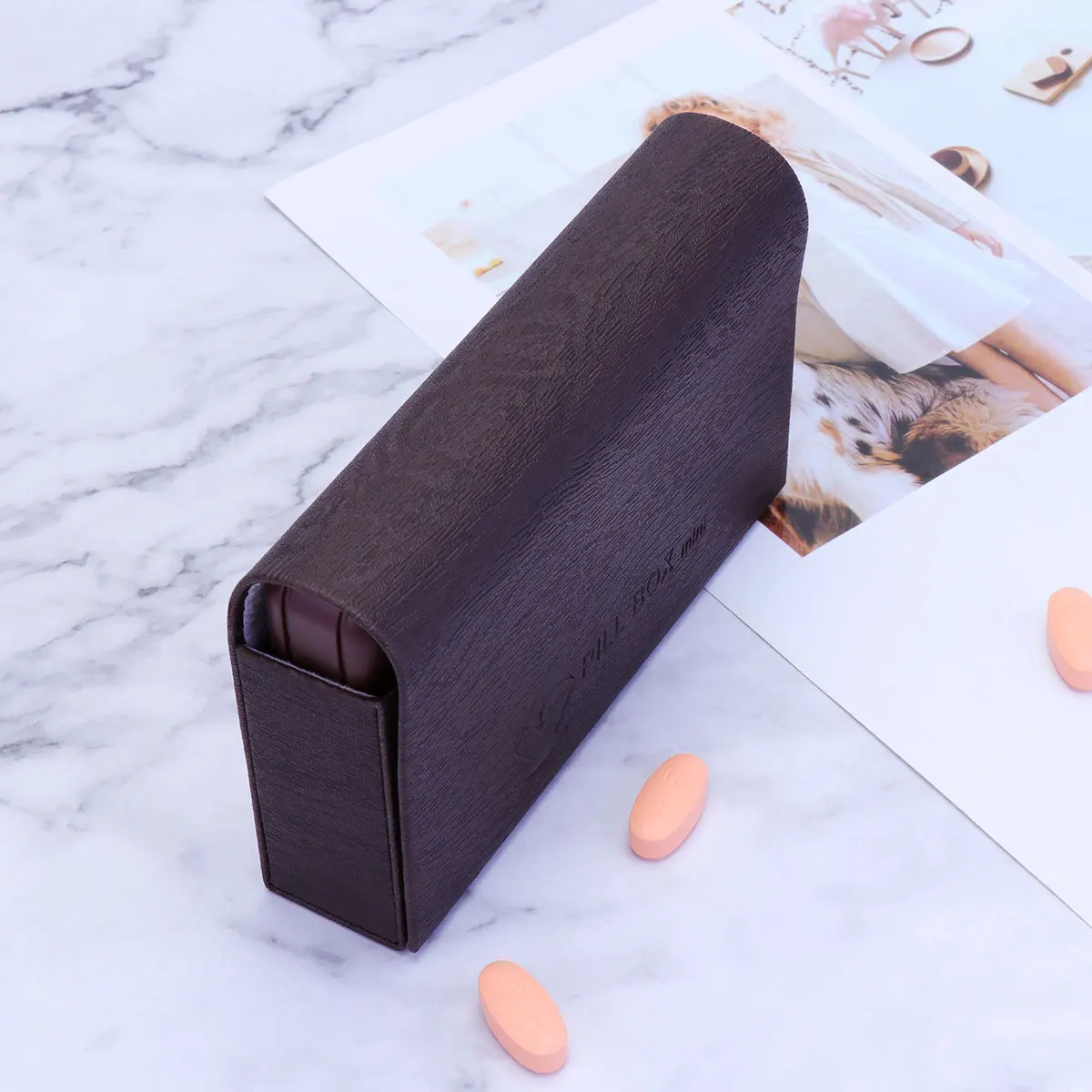 

1pc Mini Bag Organizer 7-Day Weekly Daily Medicine Box Portable Travel Storage For Outdoor Daily Medicine Health Care Use