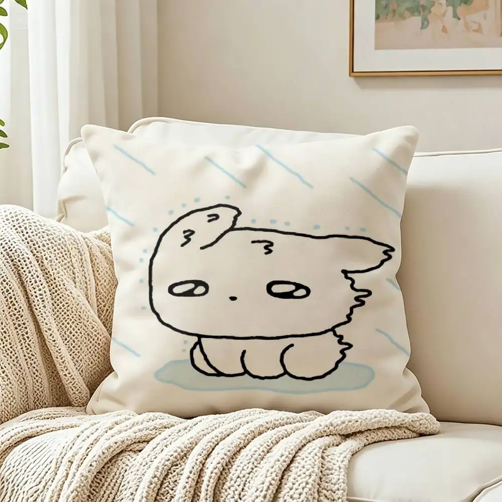 Korean U-Ujin Dog kkomi Custom Double Sided Print Square Pillow Cushion Cover