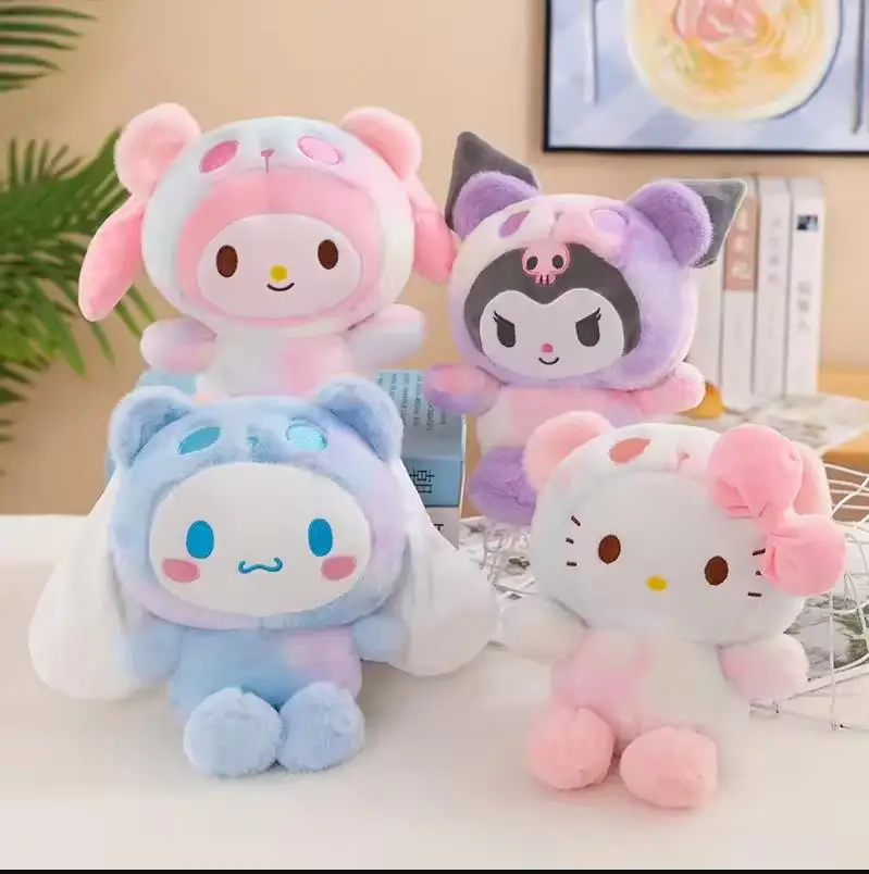 

2026！ Sanrio Anime Sanrio Toys Kawaii Kuromi My Melody Cinnamorol Plush Soft Stuffed Animals Doll Plushie Pillow Xmas Gift Decor
