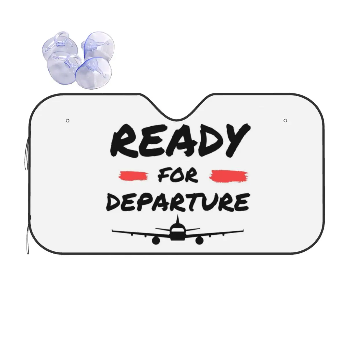 

Airplane Aircraft Ready For Departure Sunshade Windscreen Car Front Windshield Window Sun Visor Accessories Covers