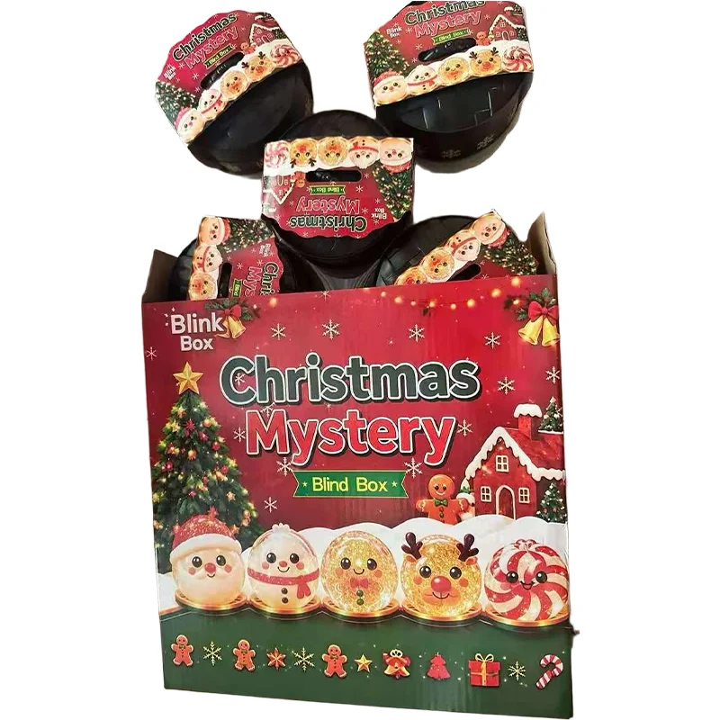 2026 Weihnachtsthemen-Quetschball: Niedlicher Brötchen-Squishy mit langsamem Rückstand zur Stresslinderung, Weihnachtsfigur, Geschenk – Detail 6
