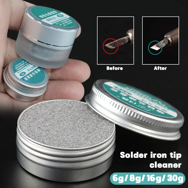 

Soldering Iron Tip Refresher Non-stick Tin Solder Cream Solder Iron Tip Clean Paste Oxide Solder Iron Head Resurrection Paste