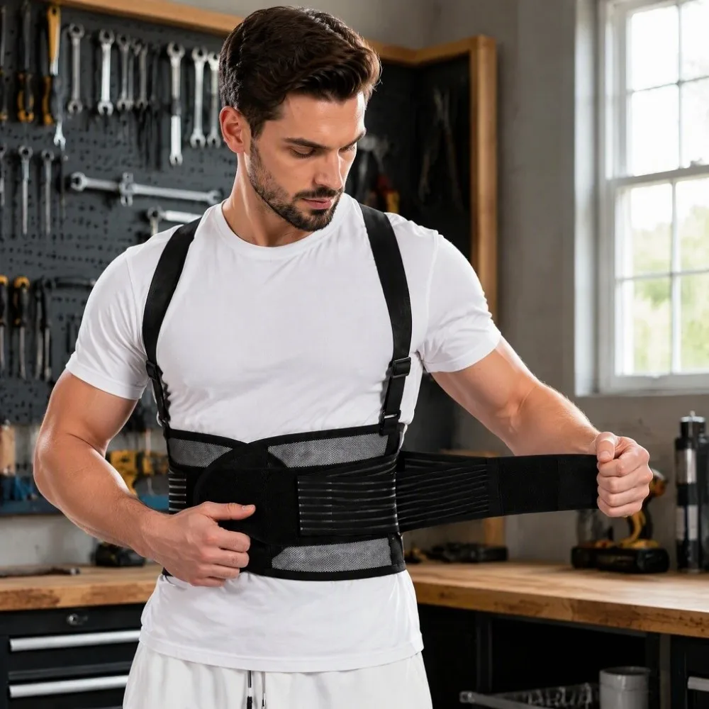 Adjustable Waist Stabilizers Belt Breathable Material Comfortable Waist Hold Multipurpose Waist Belt Practical Protection