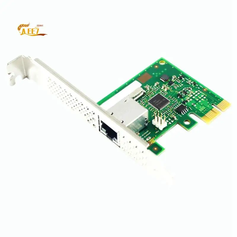 

AEE7-1Set I210-T1 PCI-Ex1 Гигабитная однопортовая серверная настольная проводная сетевая карта I210AT Чип Настольная сетевая карта PCB