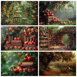Autumn Hharvest Fruit Apple Orchard Adult Wedding Child Birthday Party Banner Backdrop Custom Wall Photo Poster Decor Background