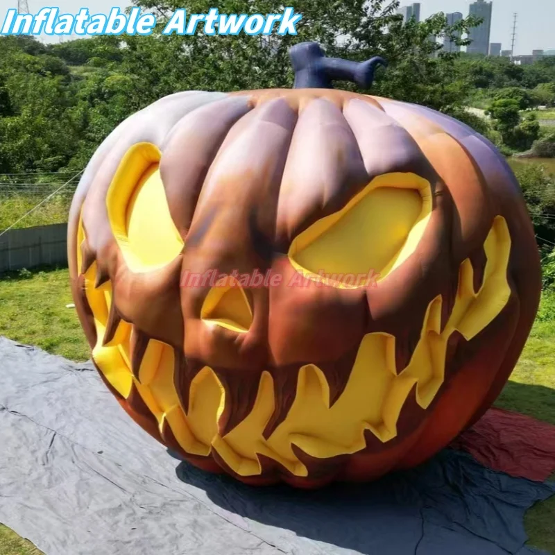 

Personalized Halloween Events Jumbo Inflatable Pumpkin Monster for Outdoor Decor Toys