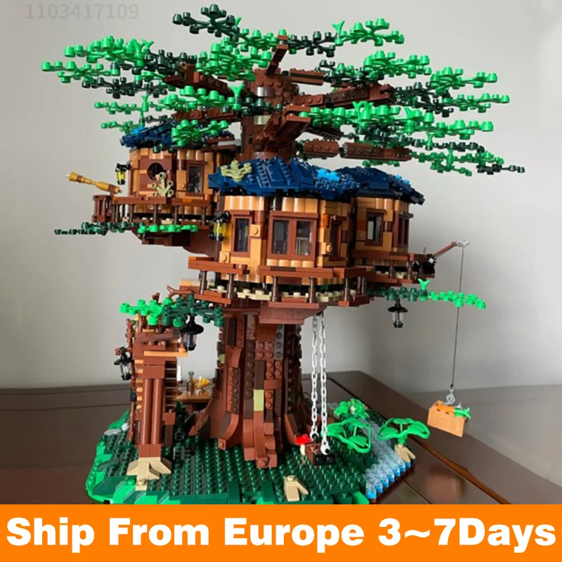 3117 PCS Tree House The Biggest Building Blocks Compatible 21318 Bricks DIY Toys Birthday Christmas Gift 6007 Bricks Toy