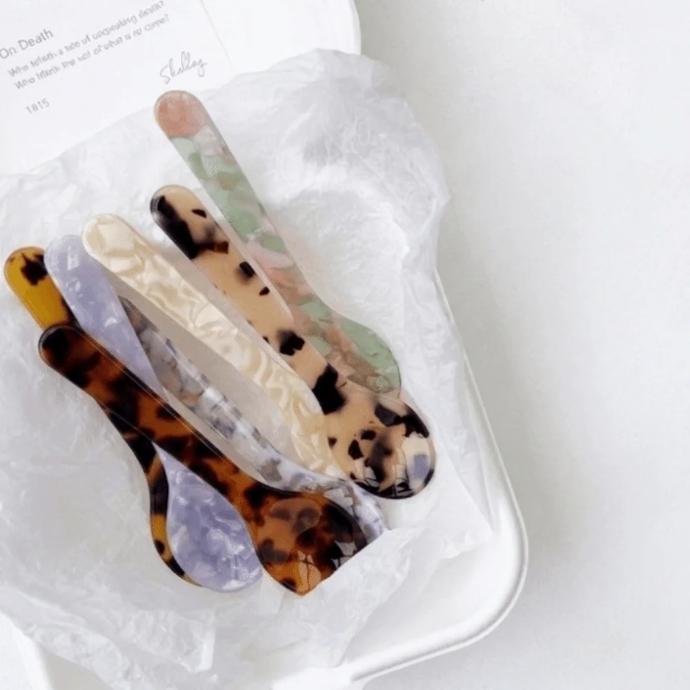 French Photo Props Acetic Acid Dessert Spoon INS Korean Style Ice Cream Spoon Lightweight Lovely Teaspoon French Photo Props