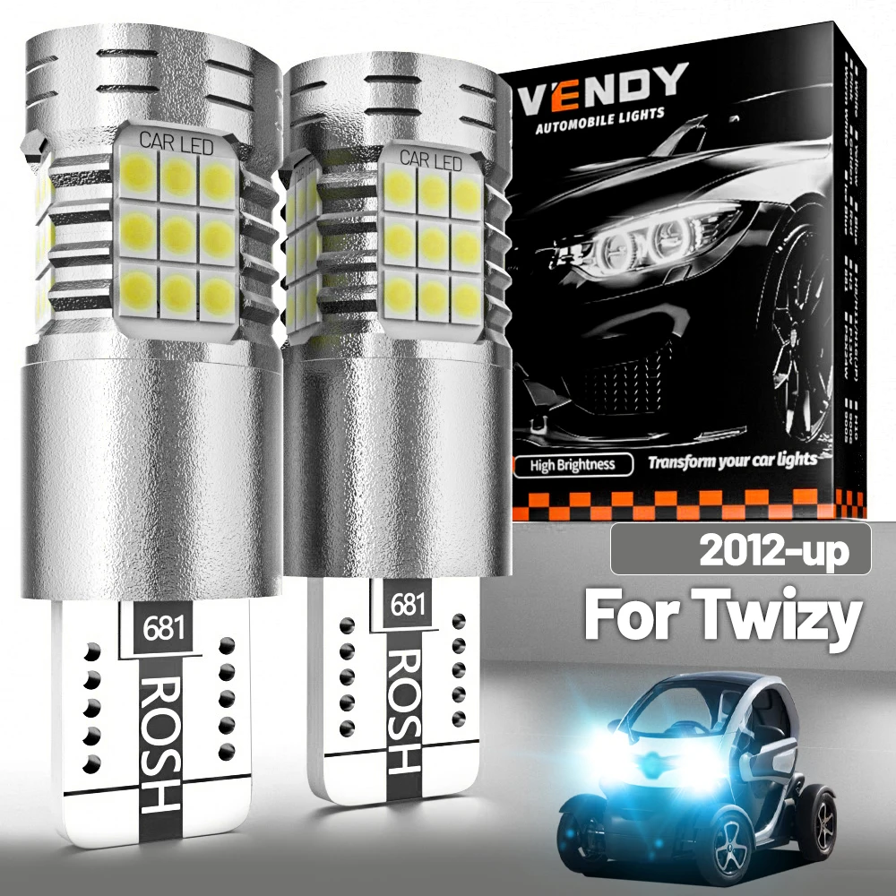 

2 шт. светодиодные габаритные фонари для Renault Twizy 2013 2014 2015 2016 2017 2019 2020 2021 аксессуары Canbus