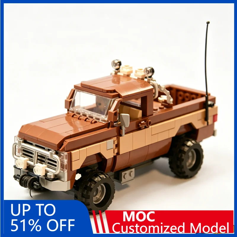 

465Pcs Gmc Sierra (Fall Guy) Brick Building Blocks Diy Educational Assembly Technology Toy Truck Display Collection Xmas Gifts