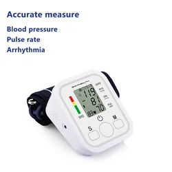 Saint Health LCD Basic Model No Voice Digital Arm Blood Pressure Monitor BP Sphygmomanometer Pressure Gauge Meter Tonometer