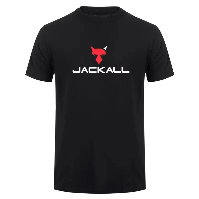 

Лето 2022, футболка с логотипом Jack Bait, мужская хлопковая футболка с короткими рукавами, высококачественный мужской и женский топ